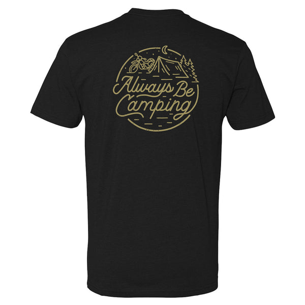 Mosko Moto Apparel & Accessories Black / S Always Be Camping T-shirt