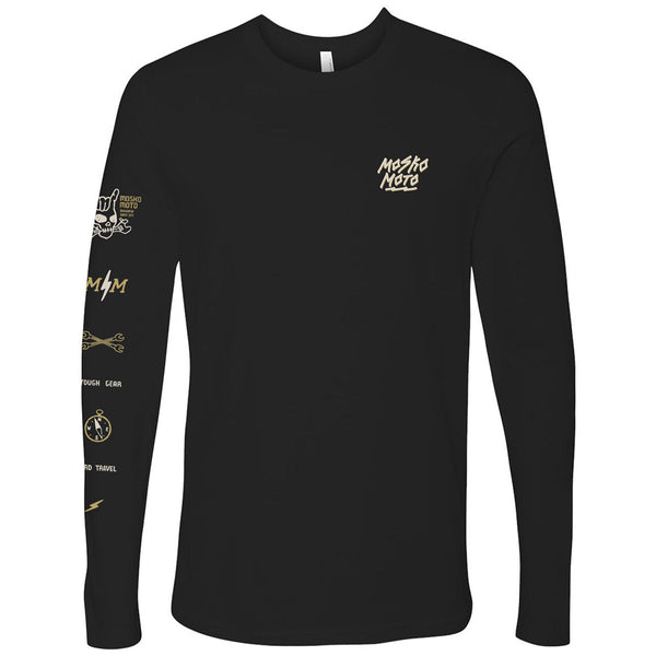 Mosko Moto Apparel & Accessories Black / S Ride or Die Long Sleeve T-Shirt