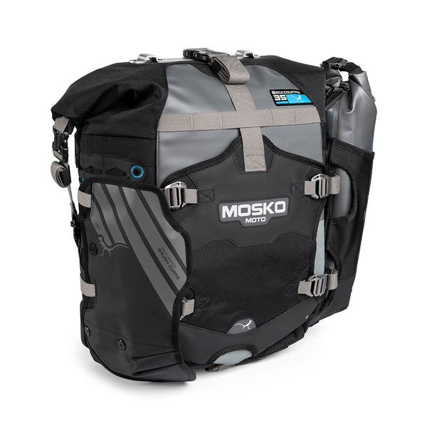 Mosko Moto Pannier Gray Backcountry Brush Guards